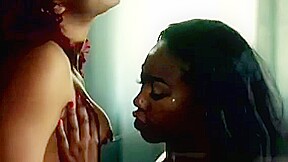 Redhead Ebony Tastes Les