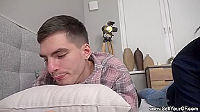 Redhead Fucked On Her Bf Lap