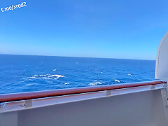 Redhead Fucking On The High Seas On Board A Cruise