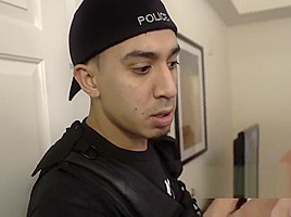 Redhead hottie pleased by horny cop