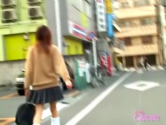 Red-hot oriental getting involved in amazing sharking scene