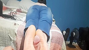 Removing The Baby Sitters Dirty Socks And Giving Her A Creampie