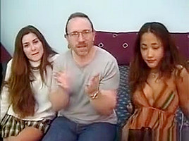 Retro Amateur Threeway With Facialized teens 18+