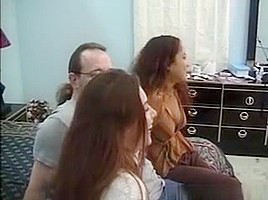 Retro Amateur Threeway With Facialized teens 18+