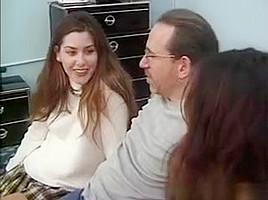 Retro Amateur Threeway With Facialized teens 18+