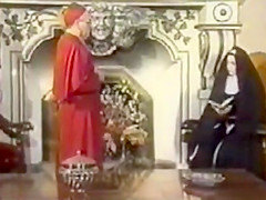 Retro Oral Creampie with Nun