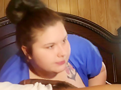 Riding And Deepthroating Sloppy Lynn Real Good Big Pussy