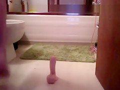 Riding a thick dildo 2011