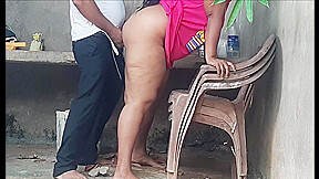 Risky Outdoor With Chubby Aunty Doggy Fuck Outdoor Mature Couple Risky Outdoor Sex