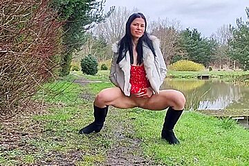 Risky Public Nudity And Peeing