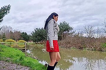 Risky Public Nudity And Peeing