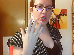Roleplay umiliante - Dominazione impiegato segaiolo frustrato