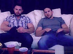 Roman Todd rides Nick Sterling big cock after movie night
