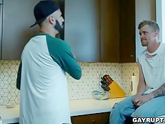 Romeo Davis And Ryan Jordan - Helping The Homeless Man To Have Some Food In His Apartment