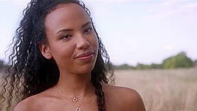Romy Indy In Ebony Gets Her Ass Fucked By The Horny White Guy