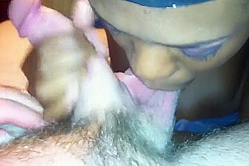 Roommates wife sucks dick slaps her face and eats my ass for rent