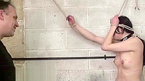 Rough amateur slave Honesty Calliaro tied and punished hard