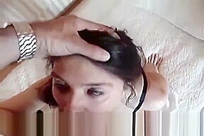 Rude teen 18+ Step sister Sucks Step brothers Prick POV Home Sextape