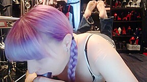 Ruined Makeup Messy Spitty Dildo Deepthroat Gagging