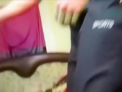 Russian bikini blonde ballbusting