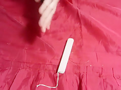 Russian, fat milf fucks herself candles, big tits