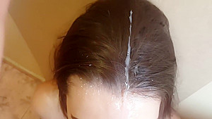STEPSISTER MADE HER STEPBROTHER BLAST HER FACE at Grandma Home - BellaBluee