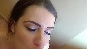 STEPSISTER MADE HER STEPBROTHER BLAST HER FACE at Grandma Home - BellaBluee
