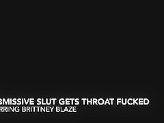 SUBMISSIVE SLUT GETS THROAT FUCKED!