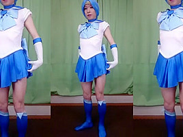 Sailor moon cosplay cum