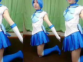 Sailor moon cosplay cum
