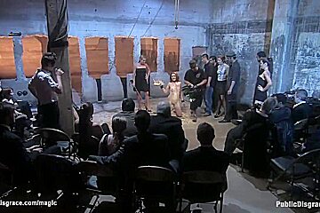 Sarah Shevon - Bound Down On Knees Public Humiliated