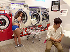 Seduced By Beautiful Japanese Girl At Coin Laundry