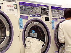 Seduced By Beautiful Japanese Girl At Coin Laundry