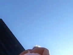 See thru dress upskirt