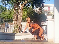 Selenas Outdoor Sex After Yoga