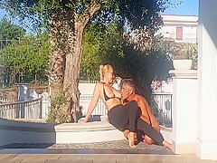 Selenas Outdoor Sex After Yoga
