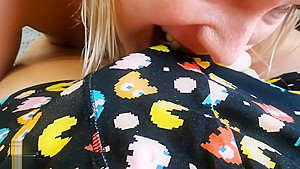 Sensual CloseUp Blowjob till Cum in Mouth