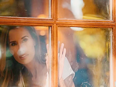 Sensual Lesbians Caught A Hot Milf Spying On Them
