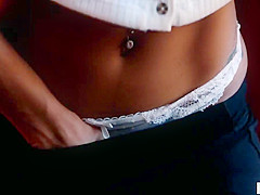 Sensual Lesbians Caught A Hot Milf Spying On Them