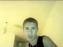 Serbian Cute Horny Boy Cums On Cam Nice Hairy Ass Cock