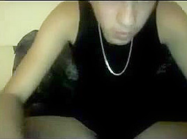 Serbian Cute Horny Boy Cums On Cam Nice Hairy Ass Cock