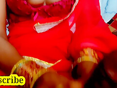 Sex In Red Saree Babita Looking So Sexy Hardsex Clear Hindi Audio