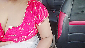 Sex On The Way, Outdoor Fucking In The Car Or Press Their Boobs With Pleasure In The Woods