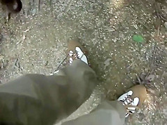 Sex play in the woods