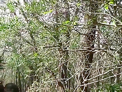 Sex play in the woods