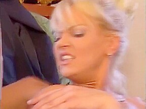 Sex with a blonde secretary