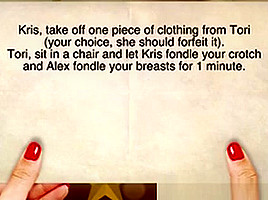 Sexgamers Facializing Brunettes