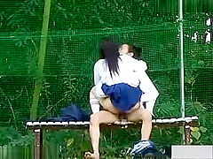 Sexual exciting outdoor sex