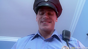 Sexy Amia feeling that long police stick
