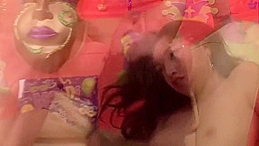 Sexy Asian babe in shoes with high heels is about to have the best sex ever